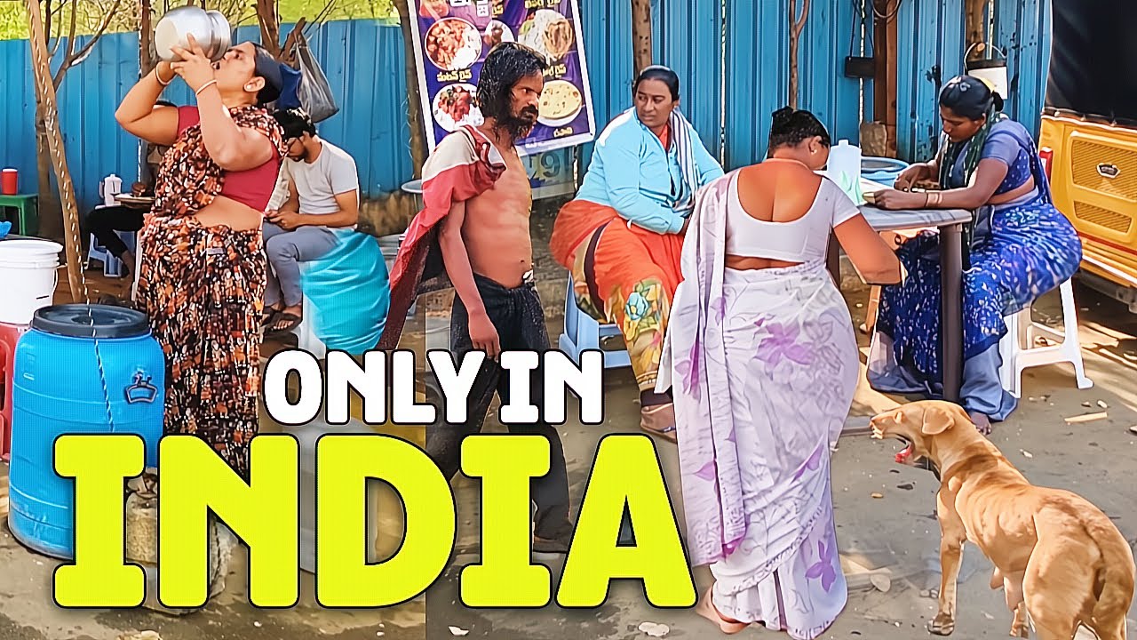 БЕЗУМНАЯ УЛИЧНАЯ ЖИЗНЬ В ИНДИИ! 🇮🇳 Вы не поверите! [4K]