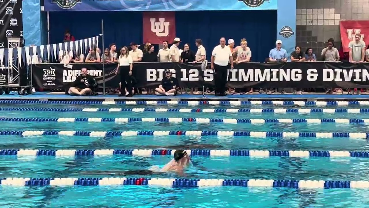Men’s 400 IM C finals Big 12 championships, Arizona State University