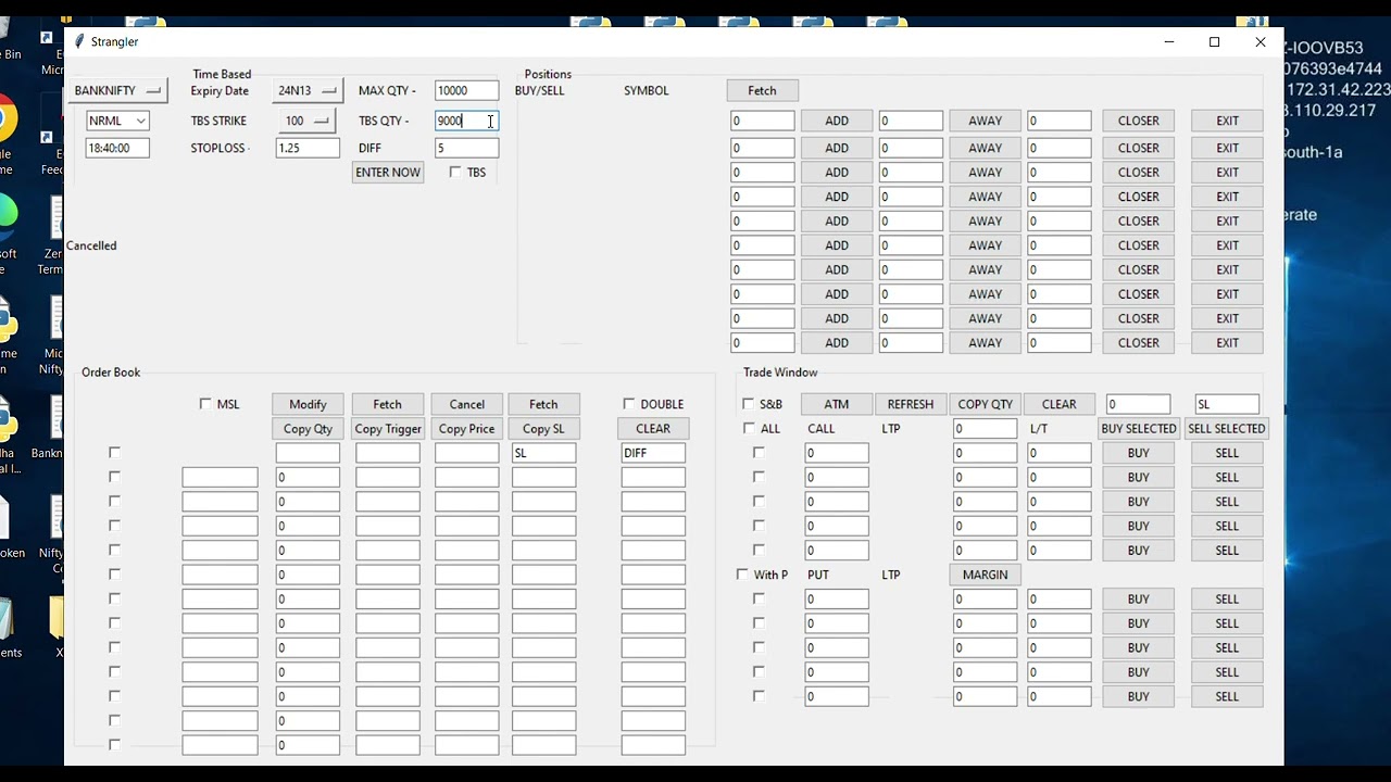 Demo of HFT/Trade flow order Execution