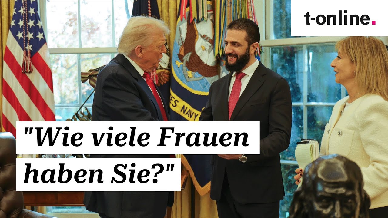 Trump trifft Syriens Präsidenten – Parfum-Geste sorgt für Aufsehen