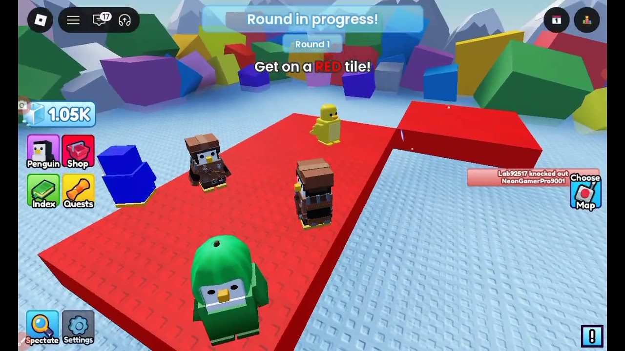 I played roblox knockout again