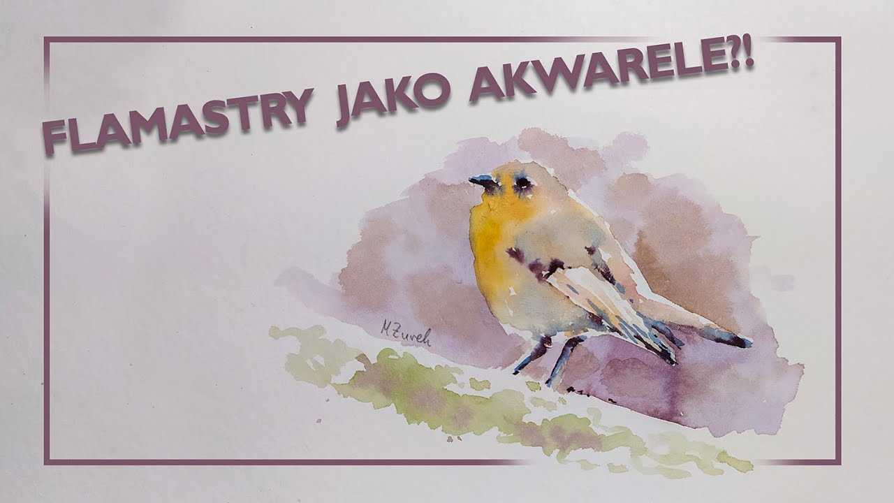 Flamastry jako akwarela - szybki poradnik | Ardea ART