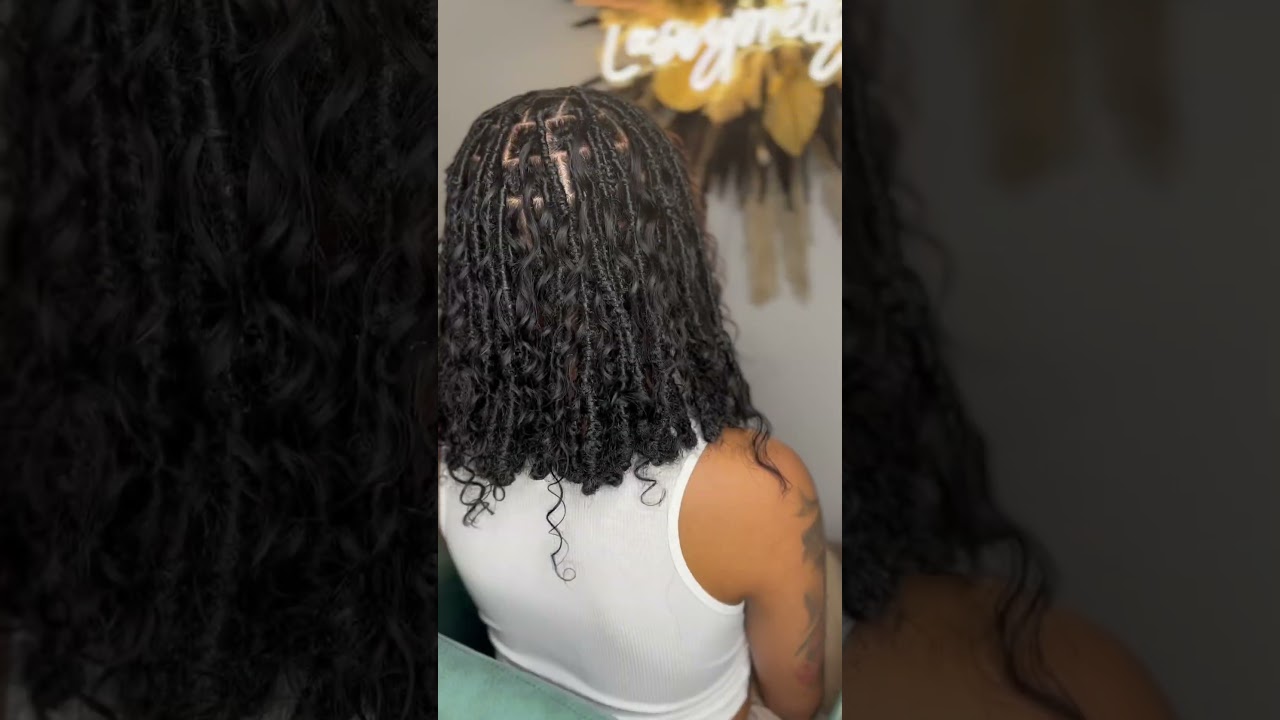 Messy Boho Loc Bob 😮&zwj;💨 September Bookings Now Available ♍️💖 IG:Locsbyprettylex