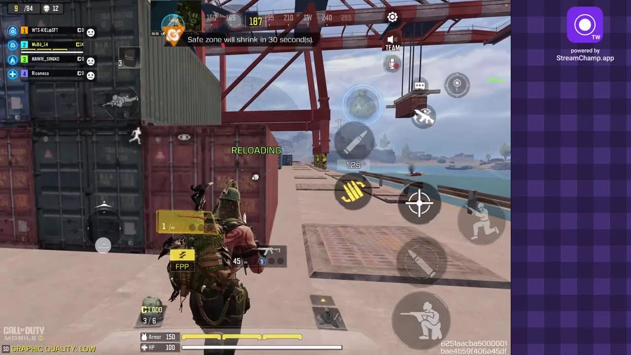 Broadcast powered by StreamChamp