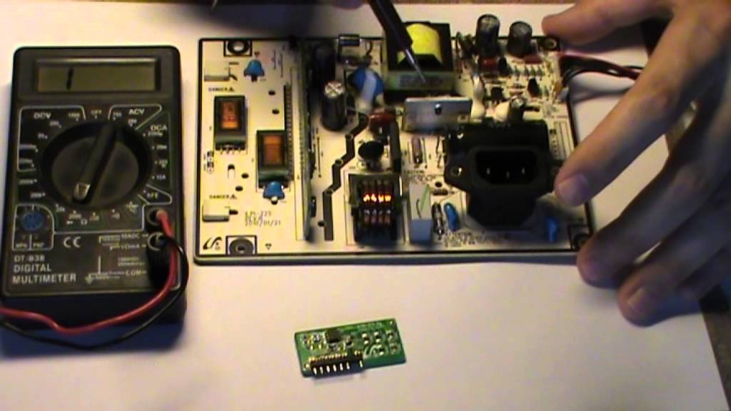 Ремонт монитора SyncMaster E1920 часть 1. Как осуществить диагностику и отремонтировать монитор.