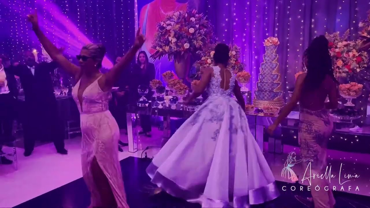 Dança com a mãe - 15 anos - girls just want to have fun- Coreografa Ariella Lima
