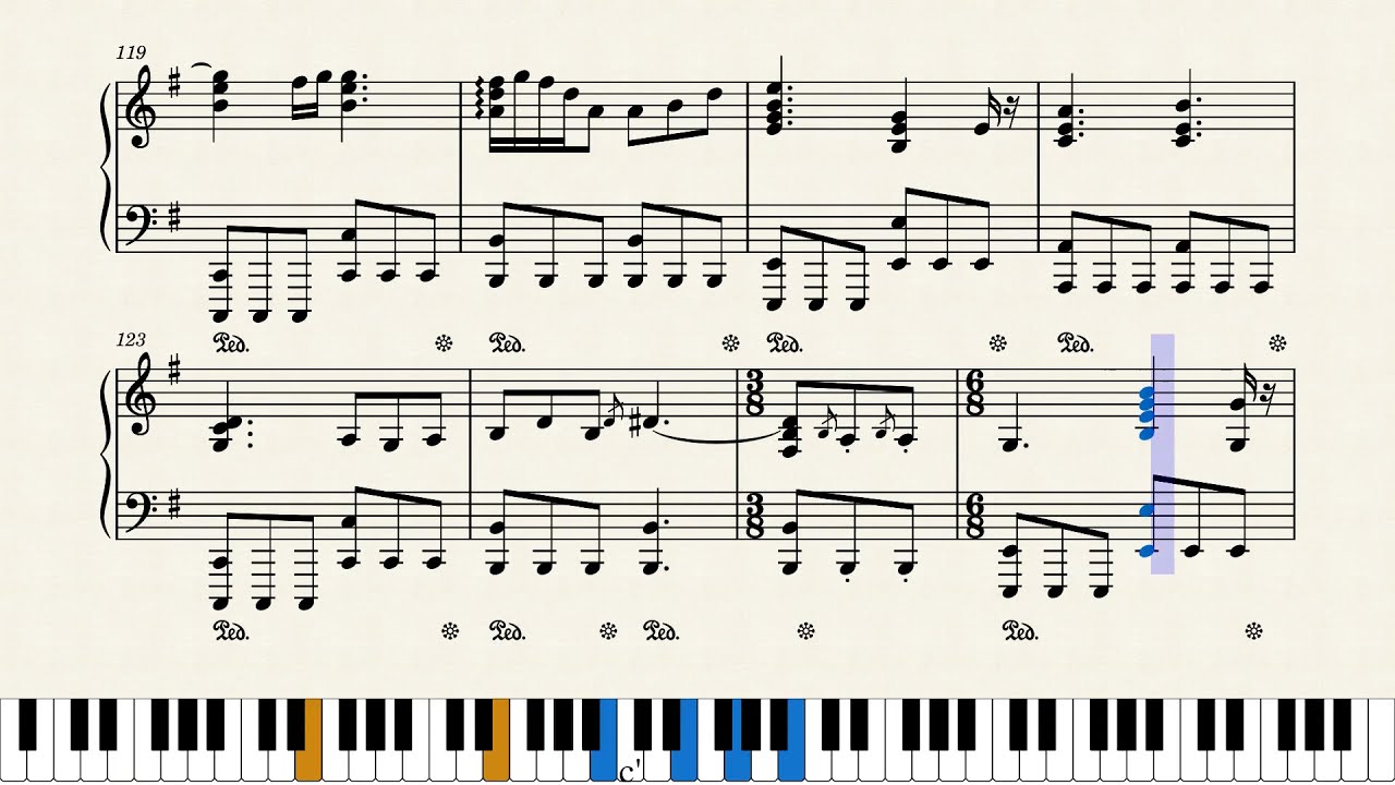 David Gilmour - On an Island (piano cover) + sheets