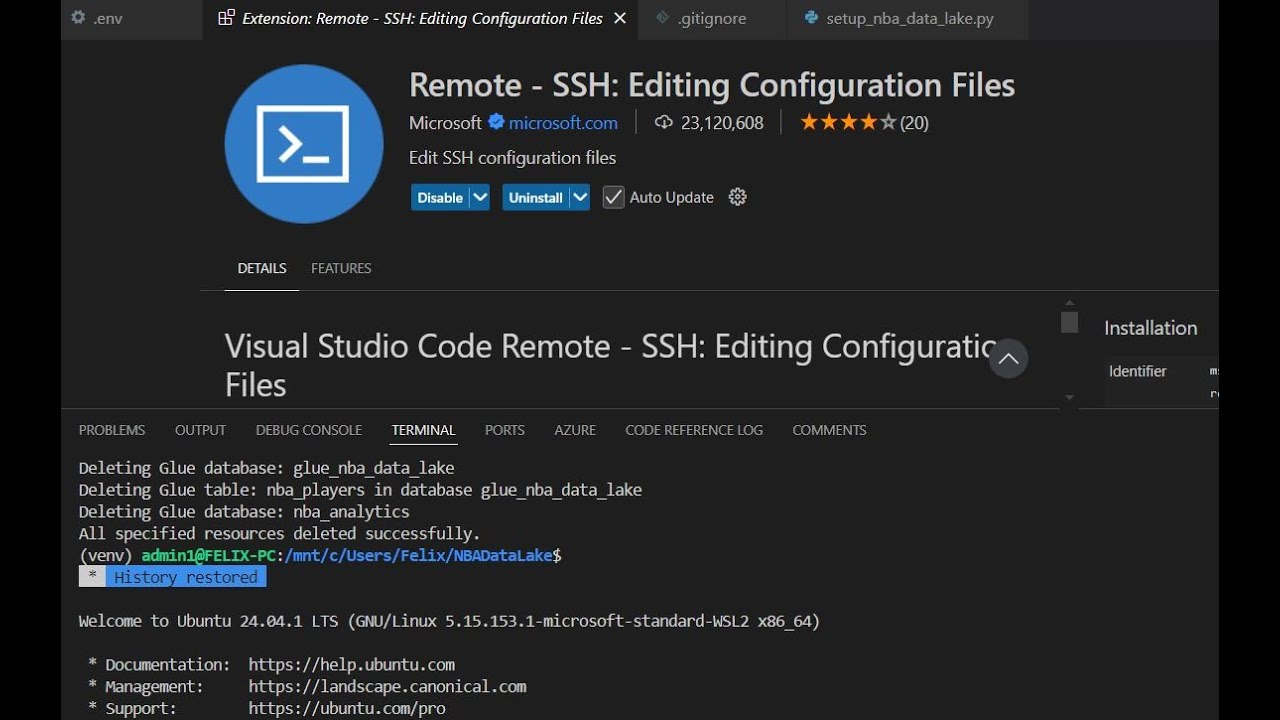 Remote SSH Using Visual Studio Code (VS Code)