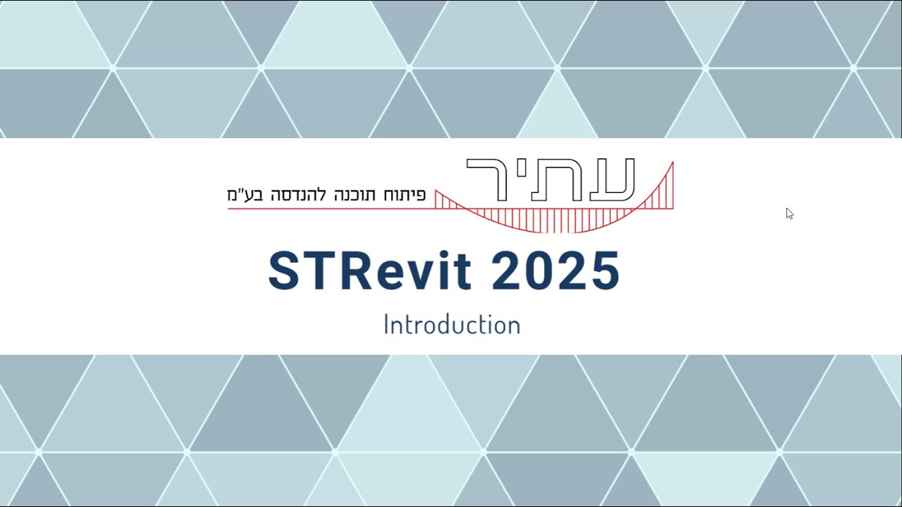 STRevit 2025 introduction