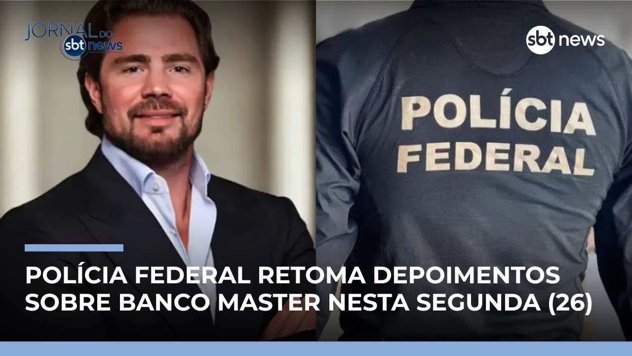 PF volta a ouvir envolvidos no caso Banco Master e BRB | #JornaldoSBTNews