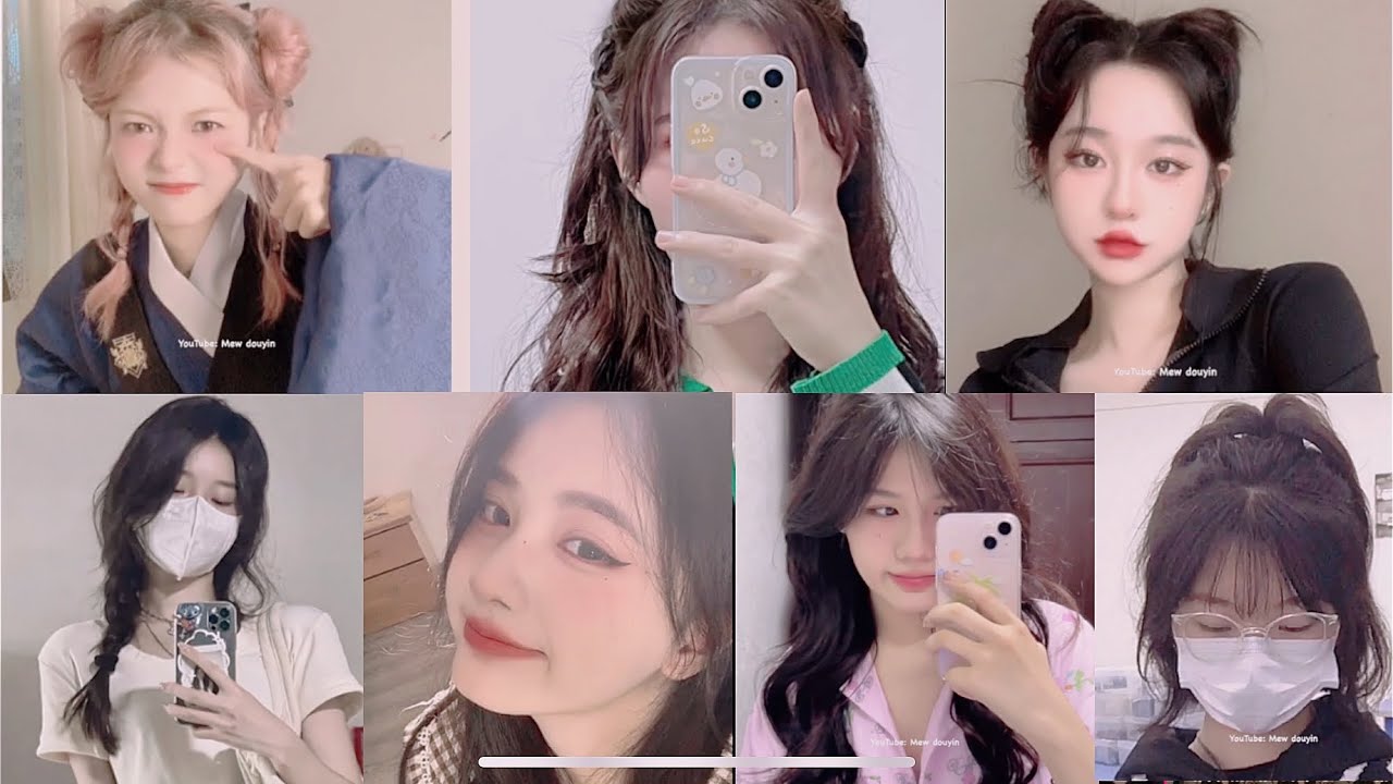 🌸🌈NHỮNG TIPS BUỘC//BÚI TÓC ĐƠN GIẢN SIÊU XINH - 1 phần để con gái trở nên xinh hơn 🍭 Douyin China