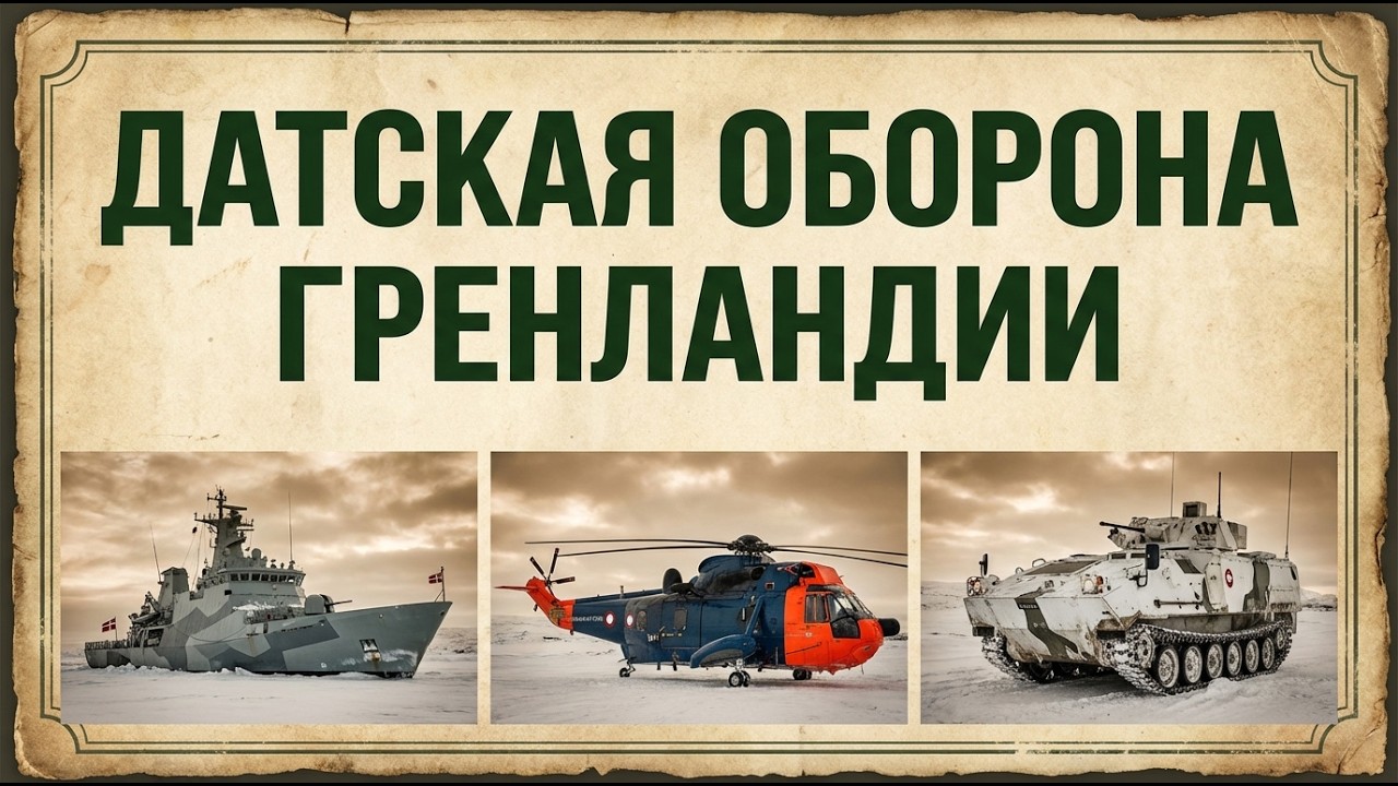 Все датские вооружения для защиты Гренландии от вторжения