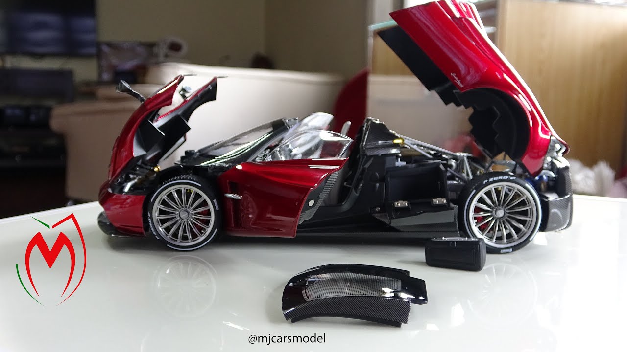Unboxing & Review // Pagani Huayra Roadster made by LCD Models, 1/18 scale diecast model.