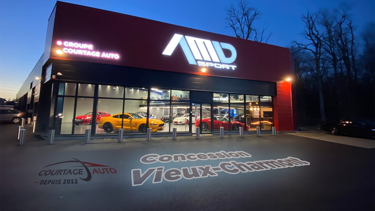 Nouveau showroom AMD Sport - Groupe Courtage Auto