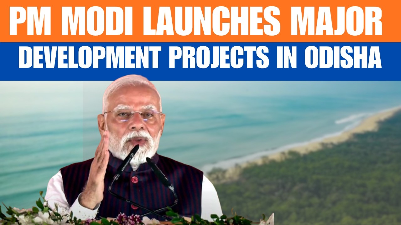 PM Modi, President Murmu Launch ₹47,600 Crore Mega Development Projects in Odisha | News 9