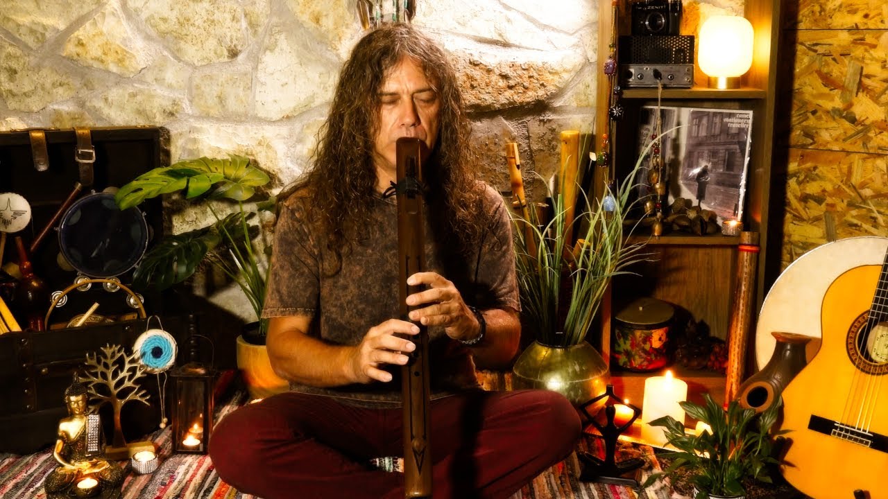 Handpan Flute Shamanic Drums Sleep Meditation Uplifting Music Live