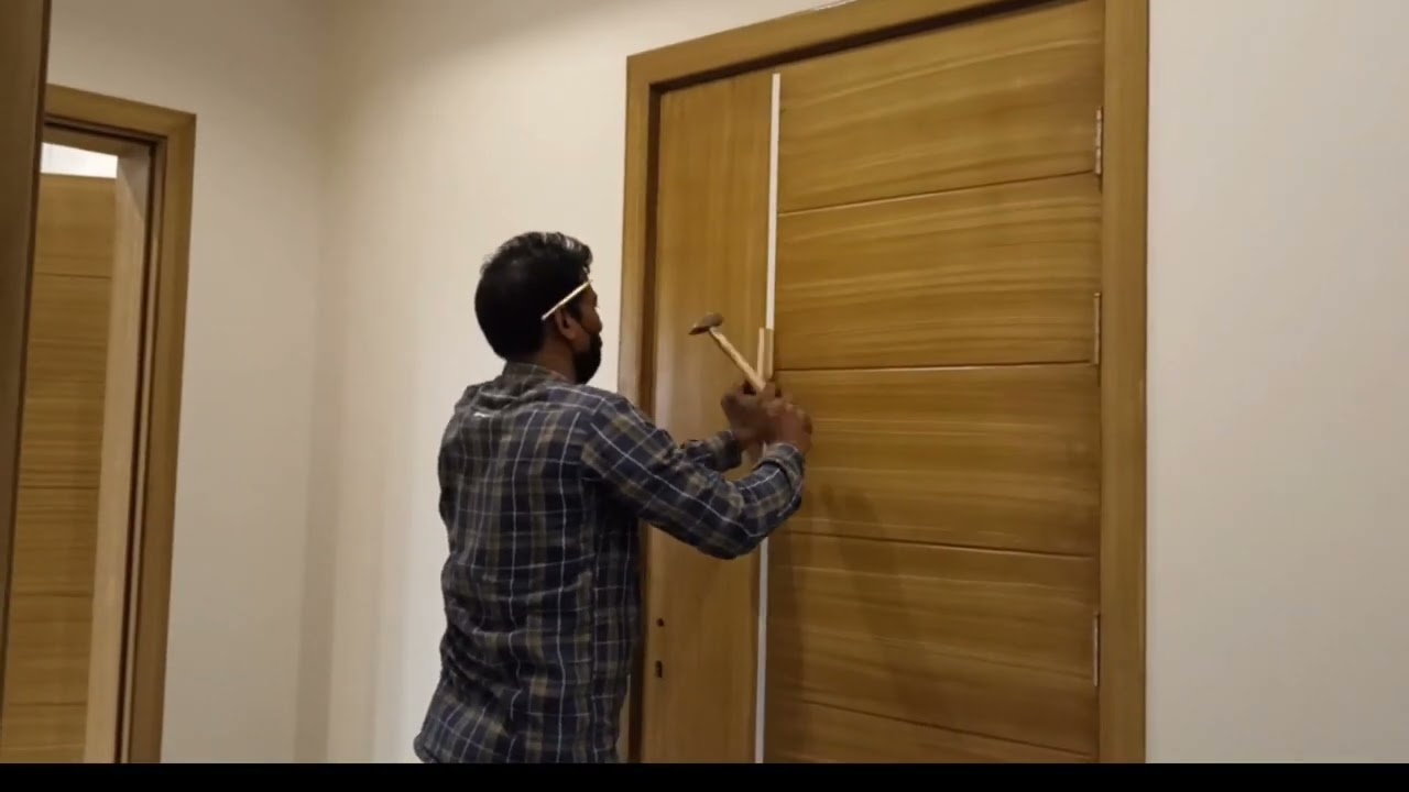DOOR PE STEEL KI PATTI KAISE LAGAYE