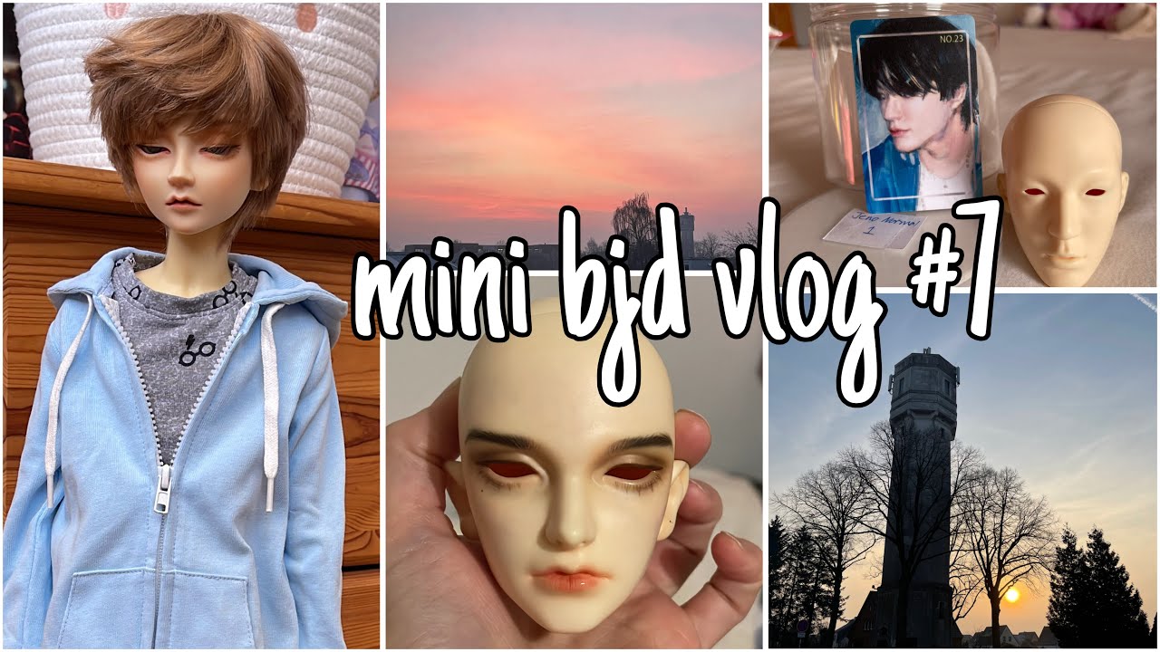 (ㅅ´ ˘ `) mini bjd vlog 7 - unboxing a huge BJD package