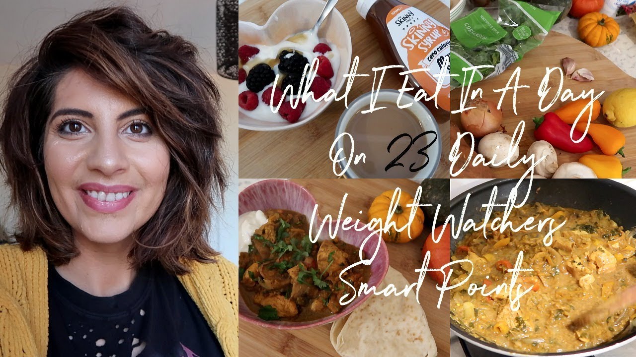 What I Eat In A Day On 23 Daily Weight Watchers Smart Points & Skinny Food Co Haul | Natasha Summar
