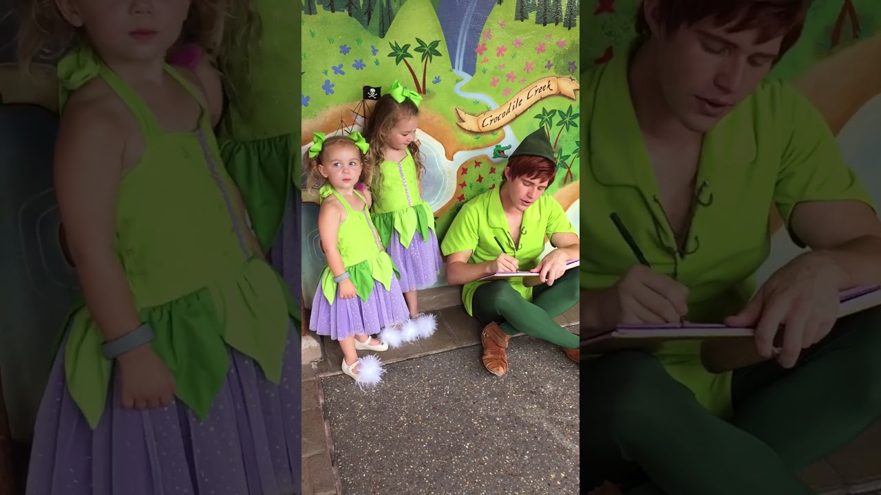 Meeting Peter Pan at Disney World! Magic Kingdom August 3017
