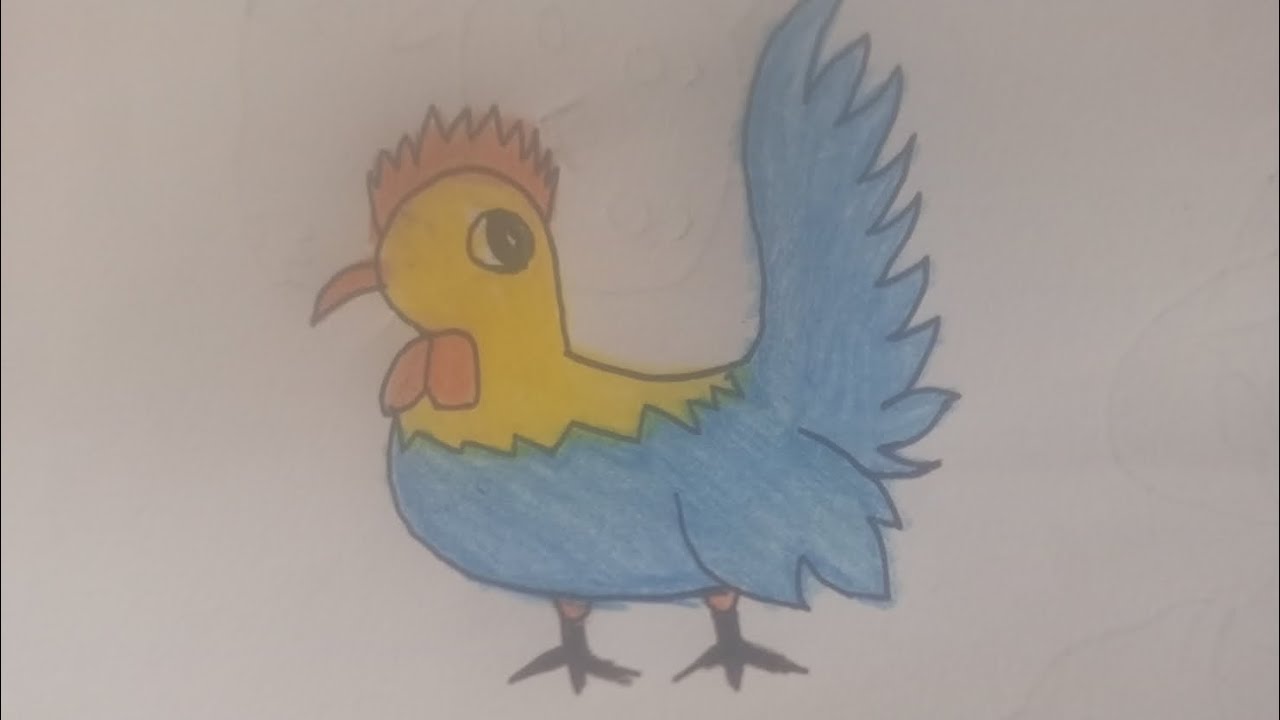 วาด ไก่ ง่ายๆ
