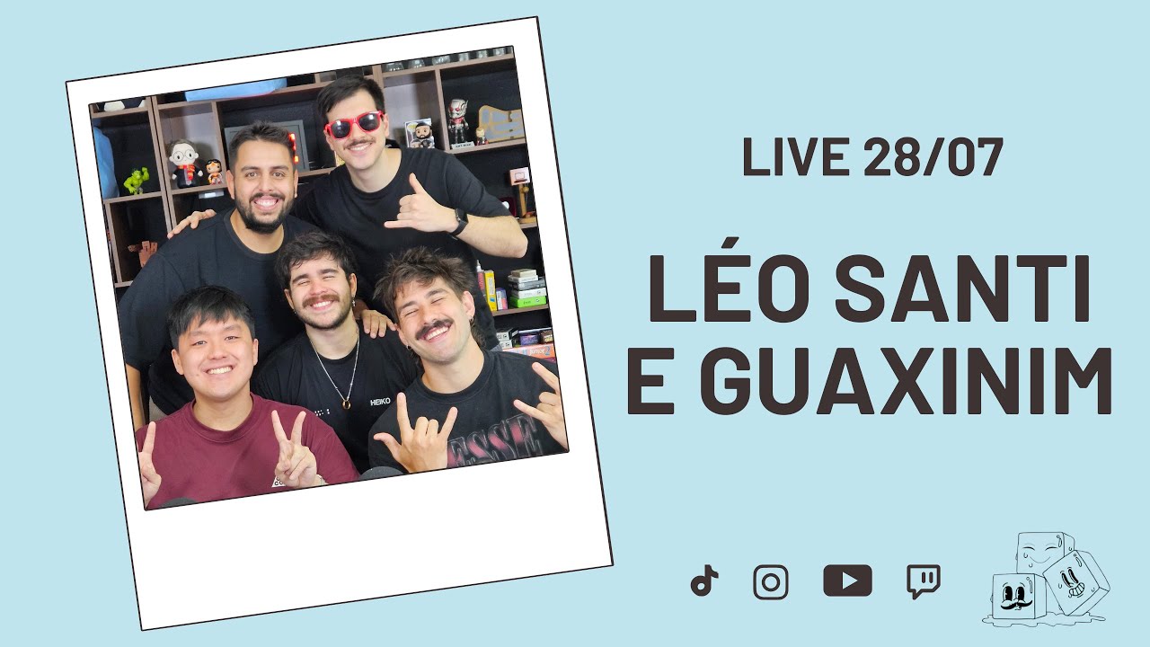 LIVE COM LEO SANTI  E GUAXINIM