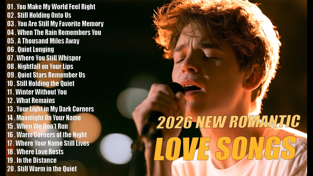 New 2026 Beautiful Love Songs 💕 | Heartfelt Ballads With Lyrics | Relaxing & Sleep Music