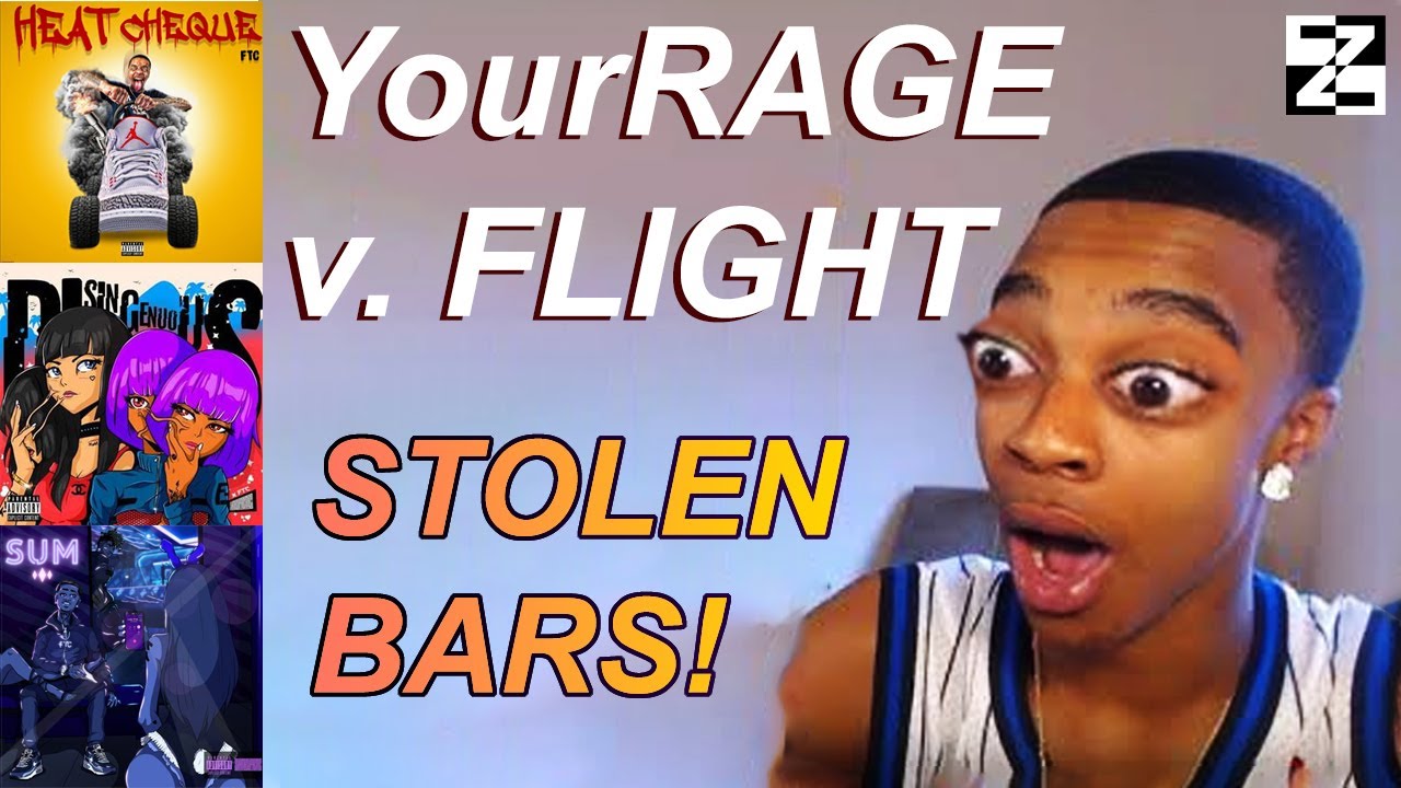YourRAGE CONFRONTS FLIGHT for STOLEN LYRICS THREE TIMES