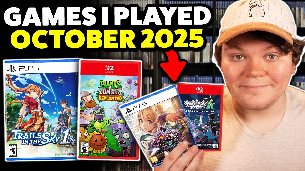 Игры, в которые я играл в октябре 2025 года — Trails in the Sky, Ys и многое другое!