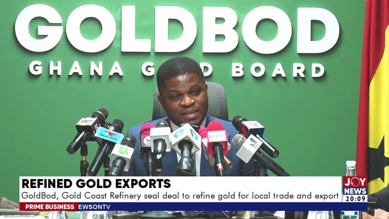 Gold Exports: GoldBod, Gold Coast Refinery seal deal to refine gold for local trade and export