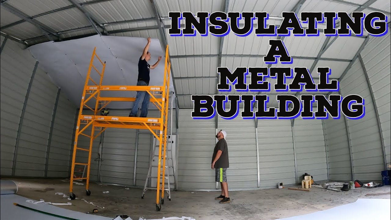 How To Insulate A Metal Building/2mm Foil/White Insulation