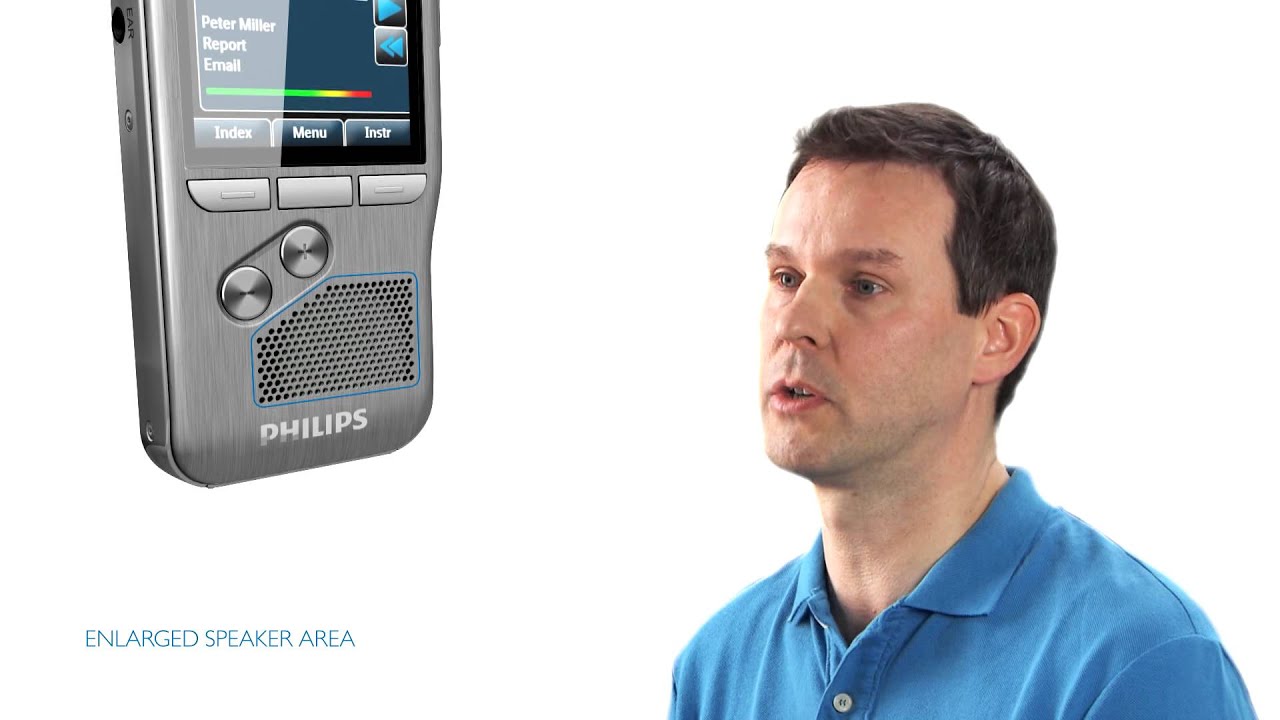 DPM8000 Philips Dictation Pocket Memo Product Demonstration.