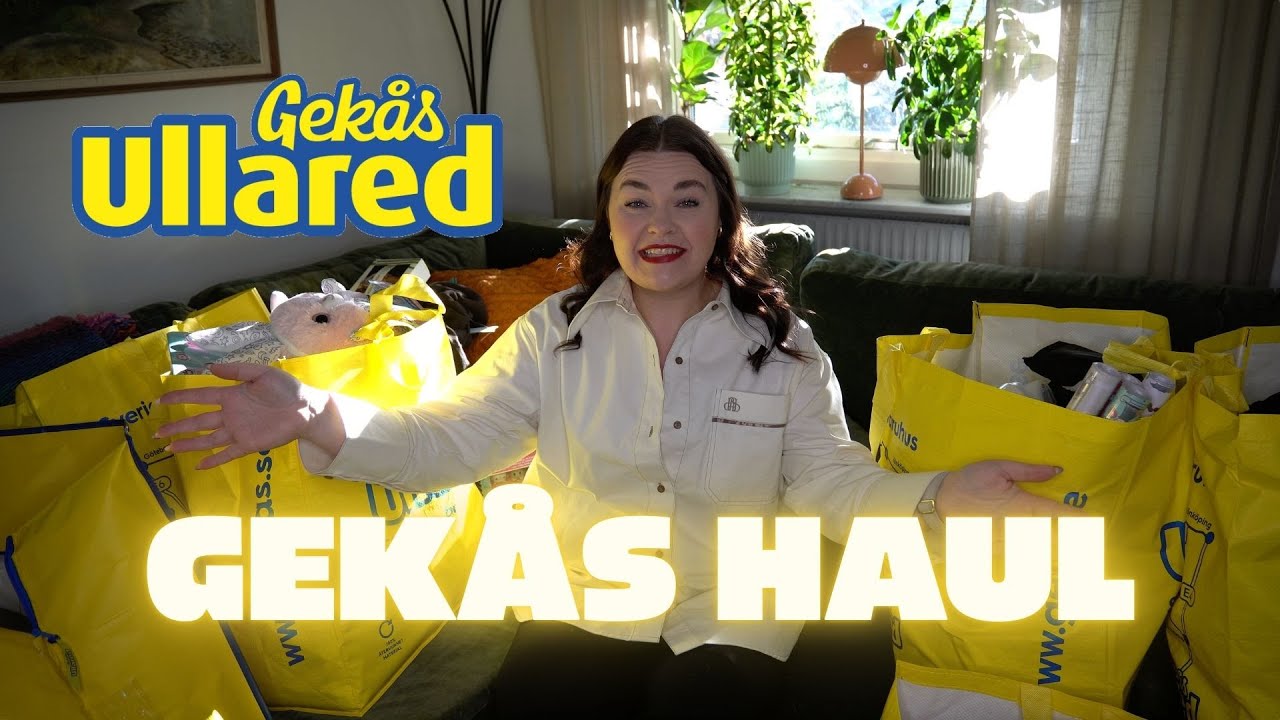 HANDLADE FÖR 15 000 KR PÅ GEKÅS, Gekås Ullared haul!