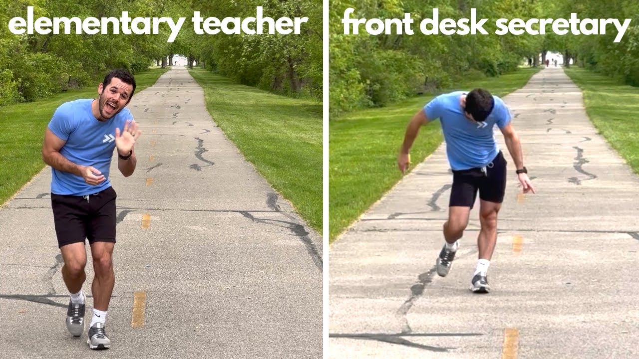 How people walk according to their profession.