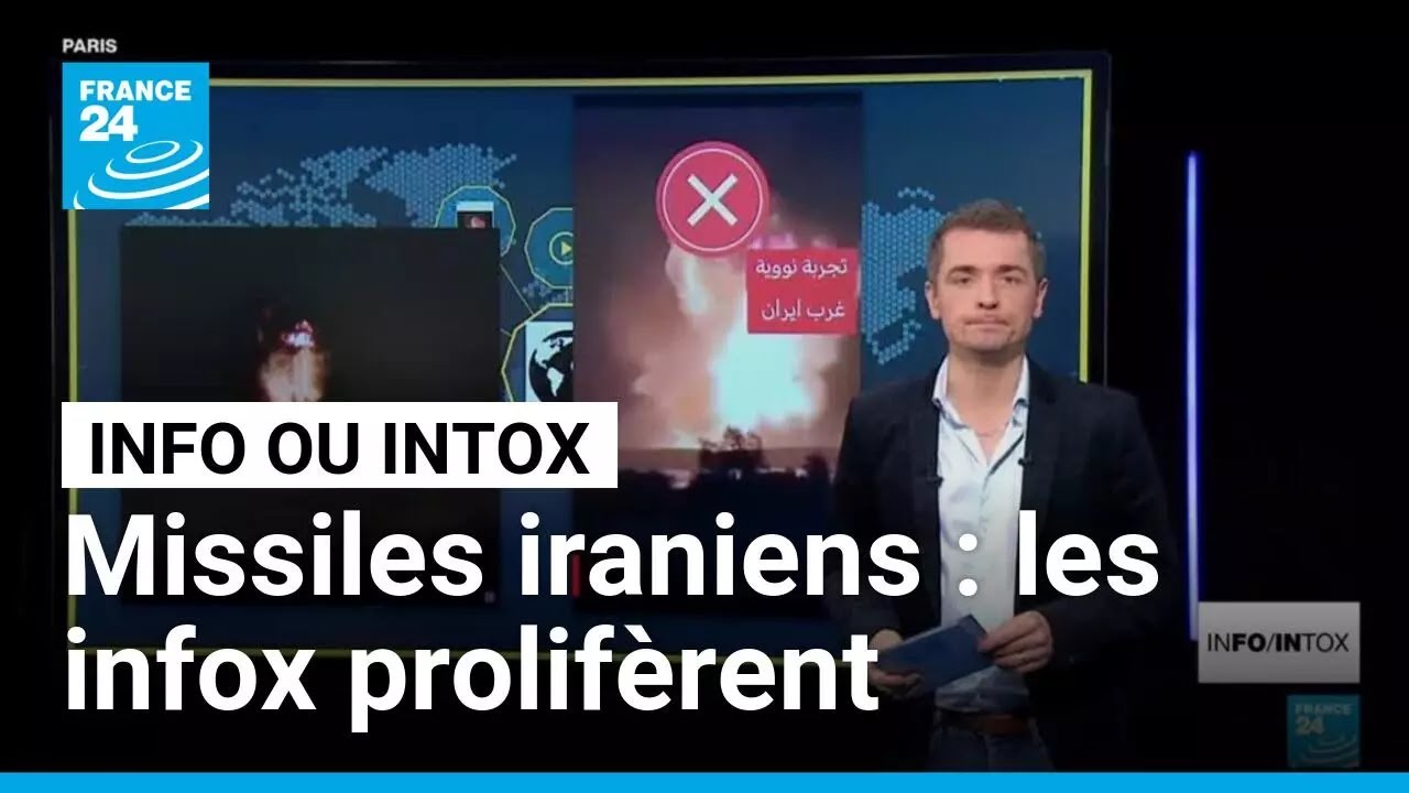 Missiles iraniens : avec les tensions Iran-Etats-Unis, les fausses images prolifèrent • FRANCE 24
