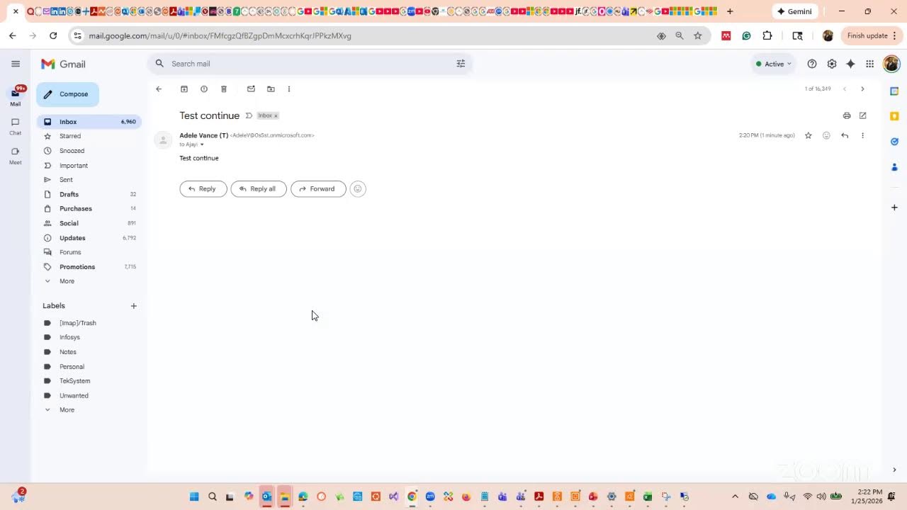 5 - virtual machines, Mail flow