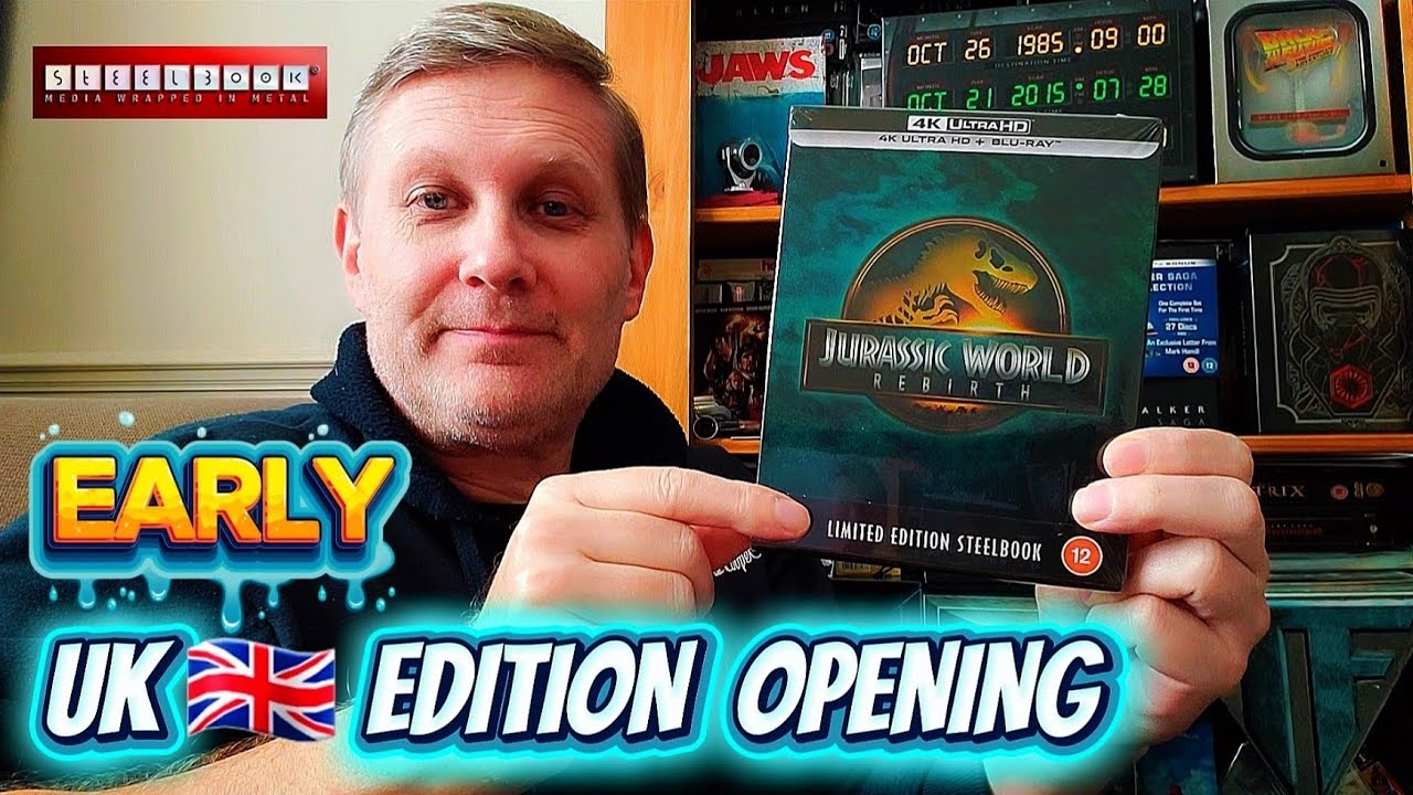 РАННЕЕ ОТКРЫТИЕ В ВЕЛИКОБРИТАНИИ – Jurassic World Rebirth (распаковка Steelbook 4K!)