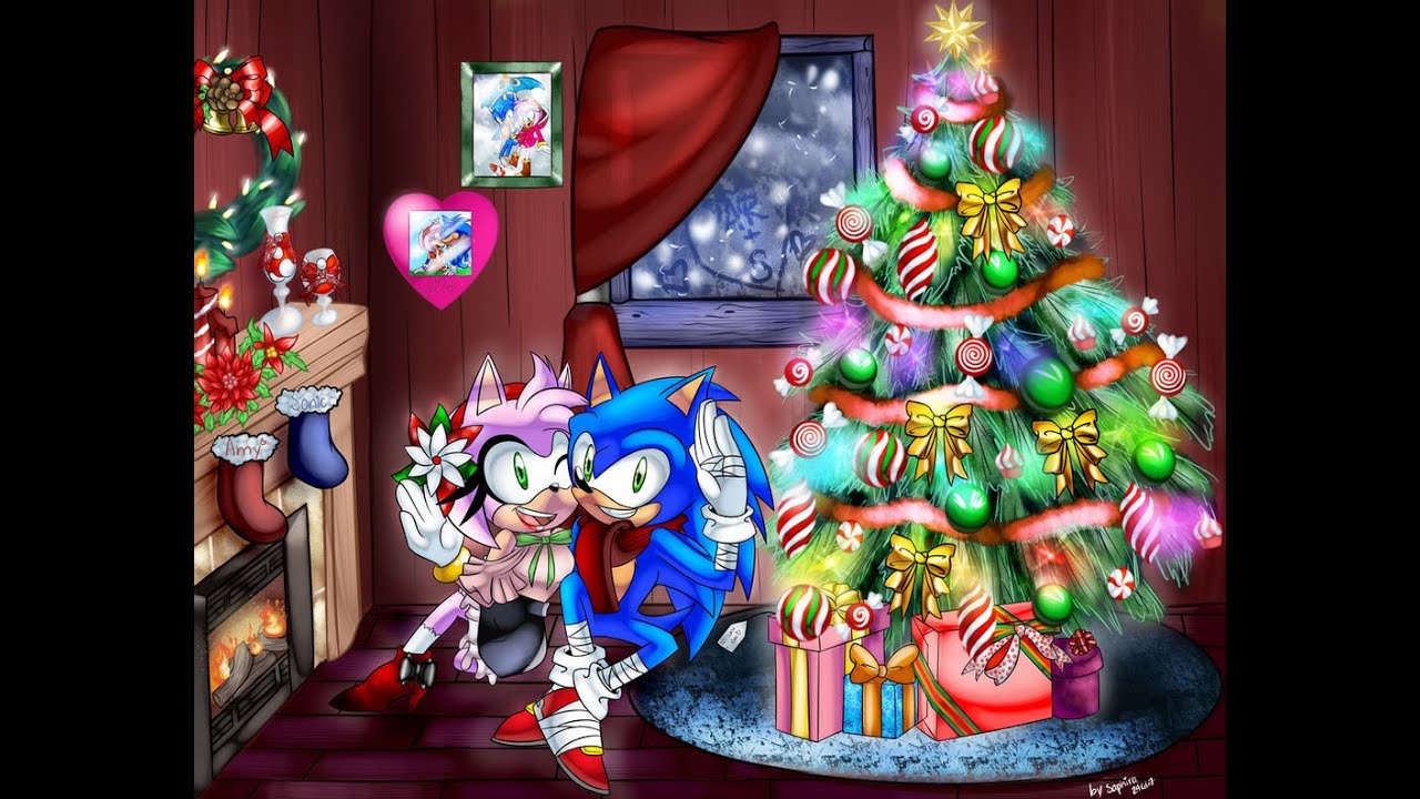 Comic Sonamy. Recuerdo de Navidad 🎄(Especial de Navidad 🎄)