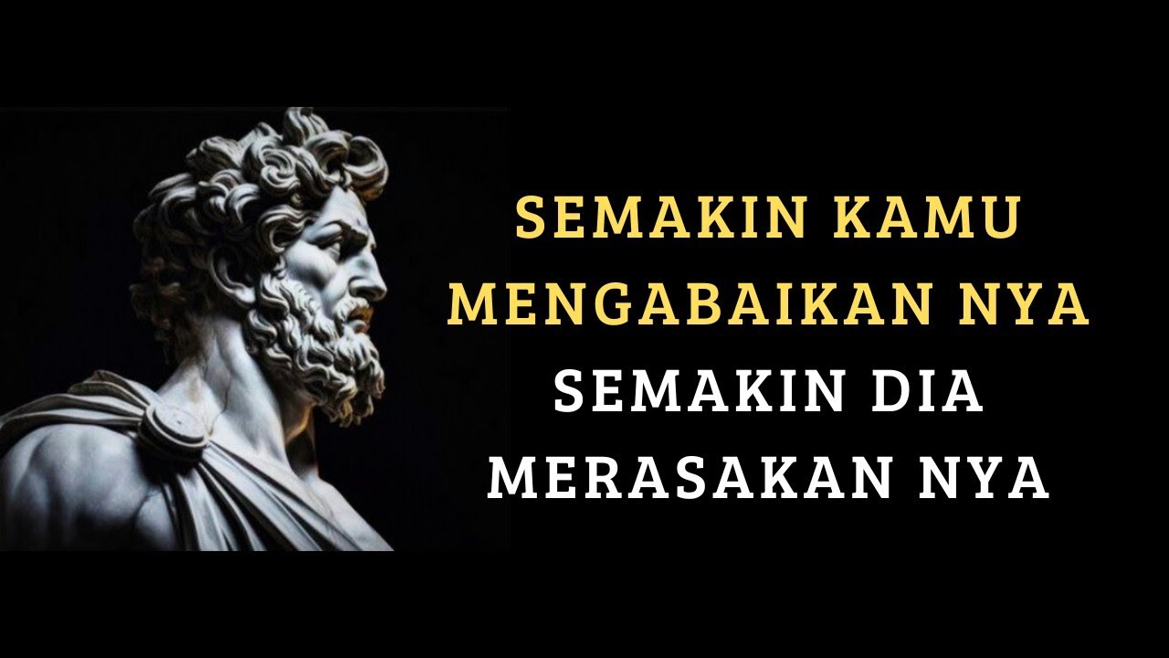 Semakin kamu Mengabaikannya, Semakin dia Merasakannya | Stoikisme-Zenstoik