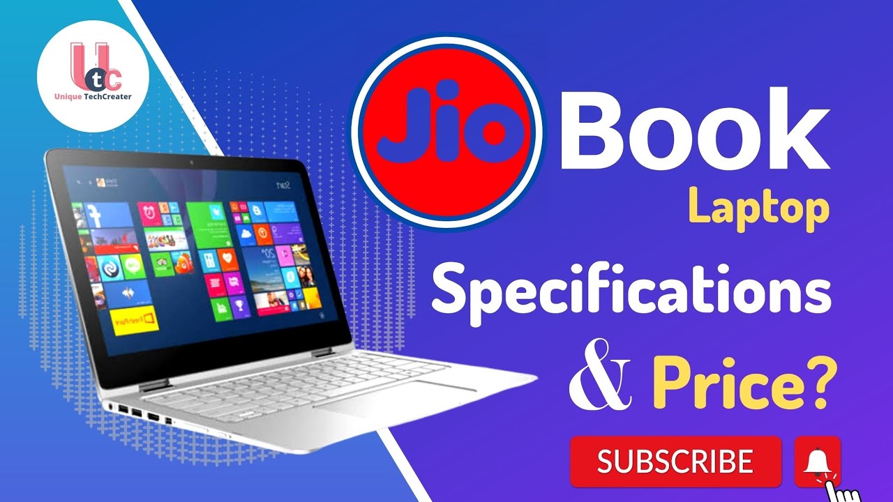 Jio Book Laptop | Specifications | Price 15,799/-| Reliance Digital jio Book  &lrm;@Unique TechCreater&nbsp;