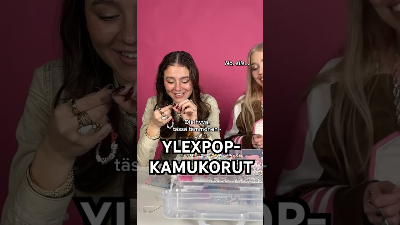 Meid&auml;n upeet YleXPop-artistit askartelupuuhissa 🥰 Psst jos tuut paikan p&auml;&auml;lle, voit saada korun!