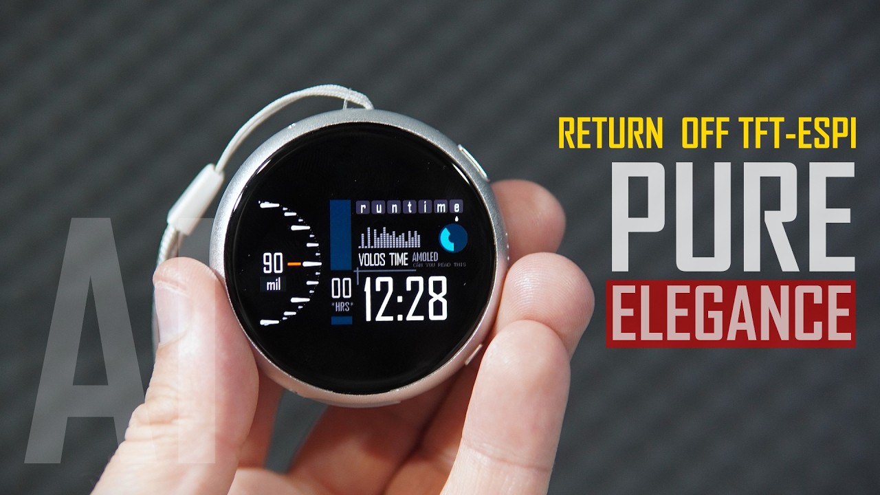 Этот ESP32 выглядит как карманные часы&hellip; и он прекрасен | Waveshare ESP32-S3 1.75