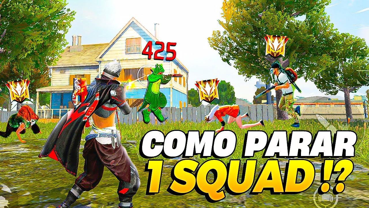 APRENDA COMO SEGURAR O RUSH DE UMA SQUAD NO FREE FIRE