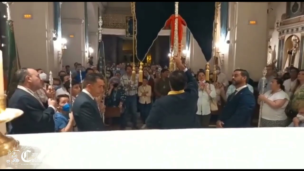 La Salve al Simpecado tras el Rosario