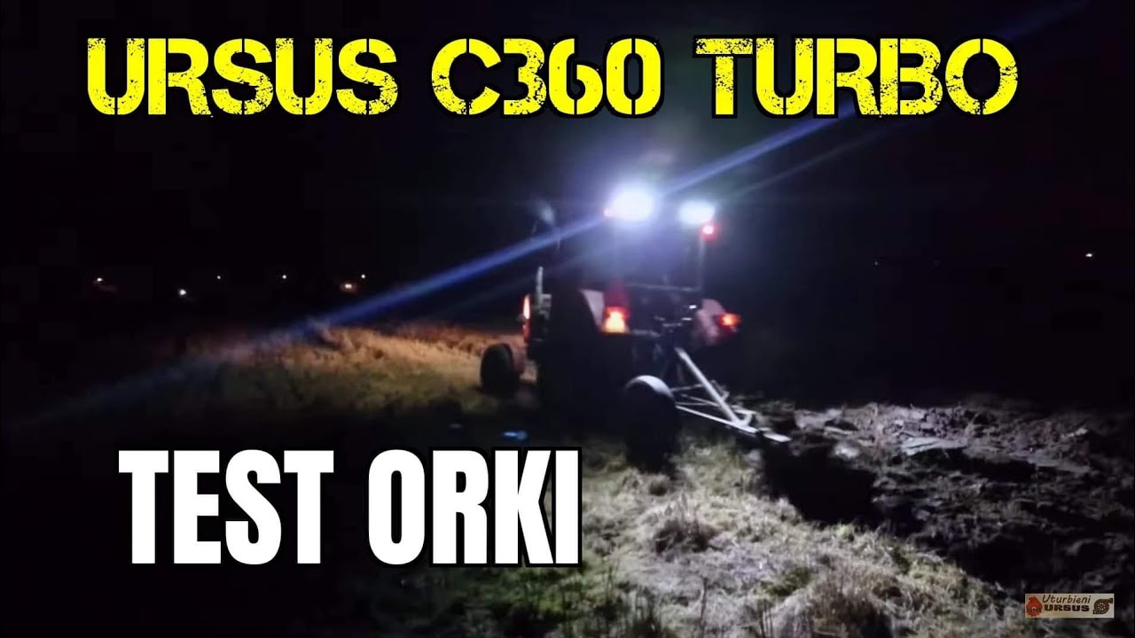 Ursus C360 Turbo - Test wydajności i spalania w orce iłu 4 klasy