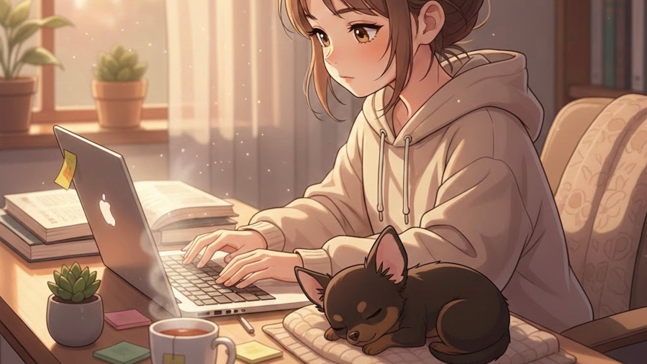 🎧 ADHD / TDAH Focus Session 20 Minutes ⏳ Cozy Pomodoro Study Music 🐶