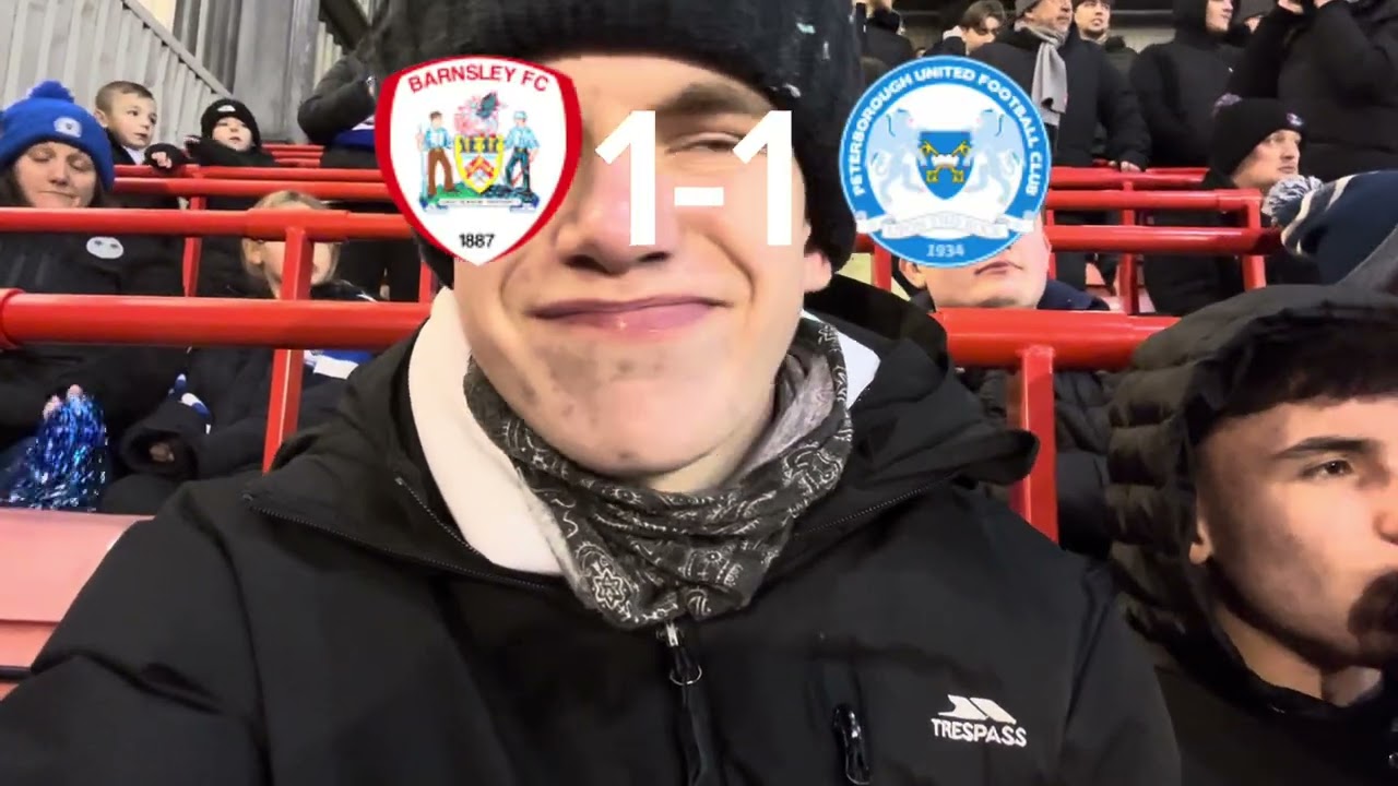 Peterborough fall to defeat in Yorkshire -Barnsley v Peterborough vlog !