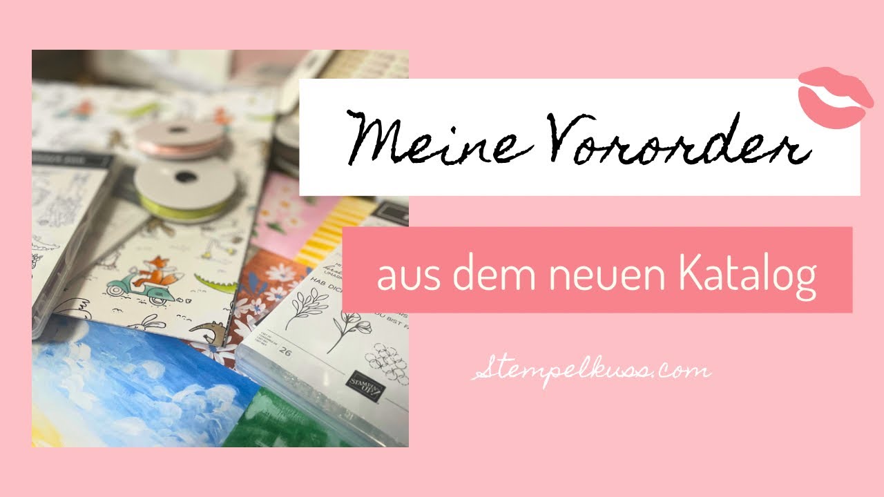 Voroder aus dem neuen Jahreskatalog von Stampin‘ Up! | Unboxing deutsch | Auspackvideo JHK 2023