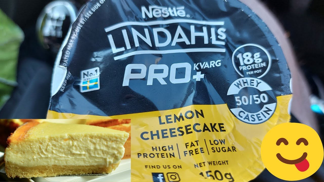 Scottish Mandem reviews 'Lindahls pro+ kvarg' - Lemon  cheesecake flavour 🍋 🎂