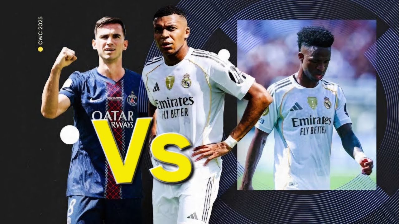 Hakimi Dembele Fabi&aacute;n Ruiz PSG Vs Real Madrid Mbapp&eacute; Vinicius Jr Bellingham | Skills & Goals